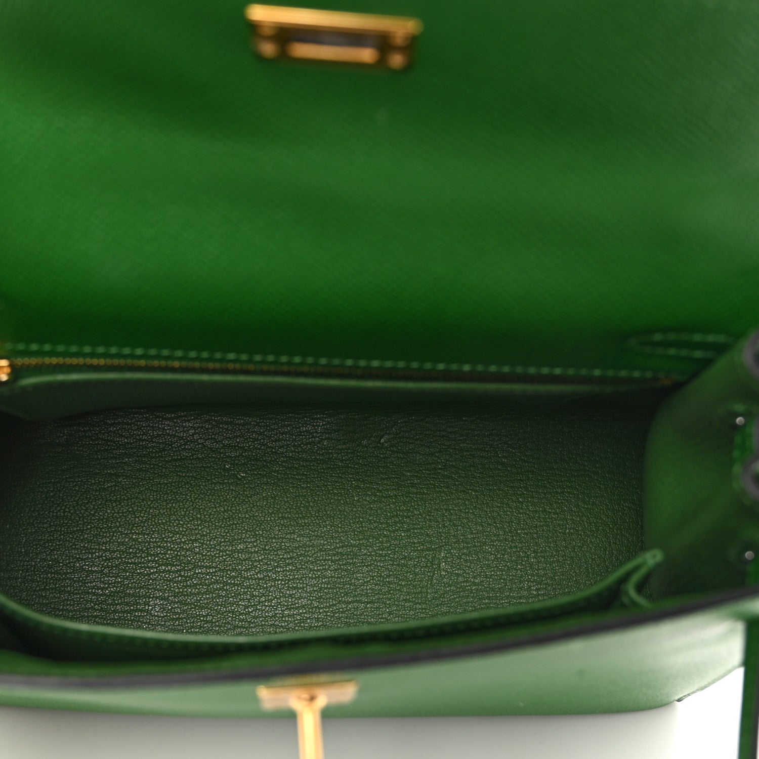 Hermes Epsom Kelly Sellier 25 Vert Bengale 5 of 11