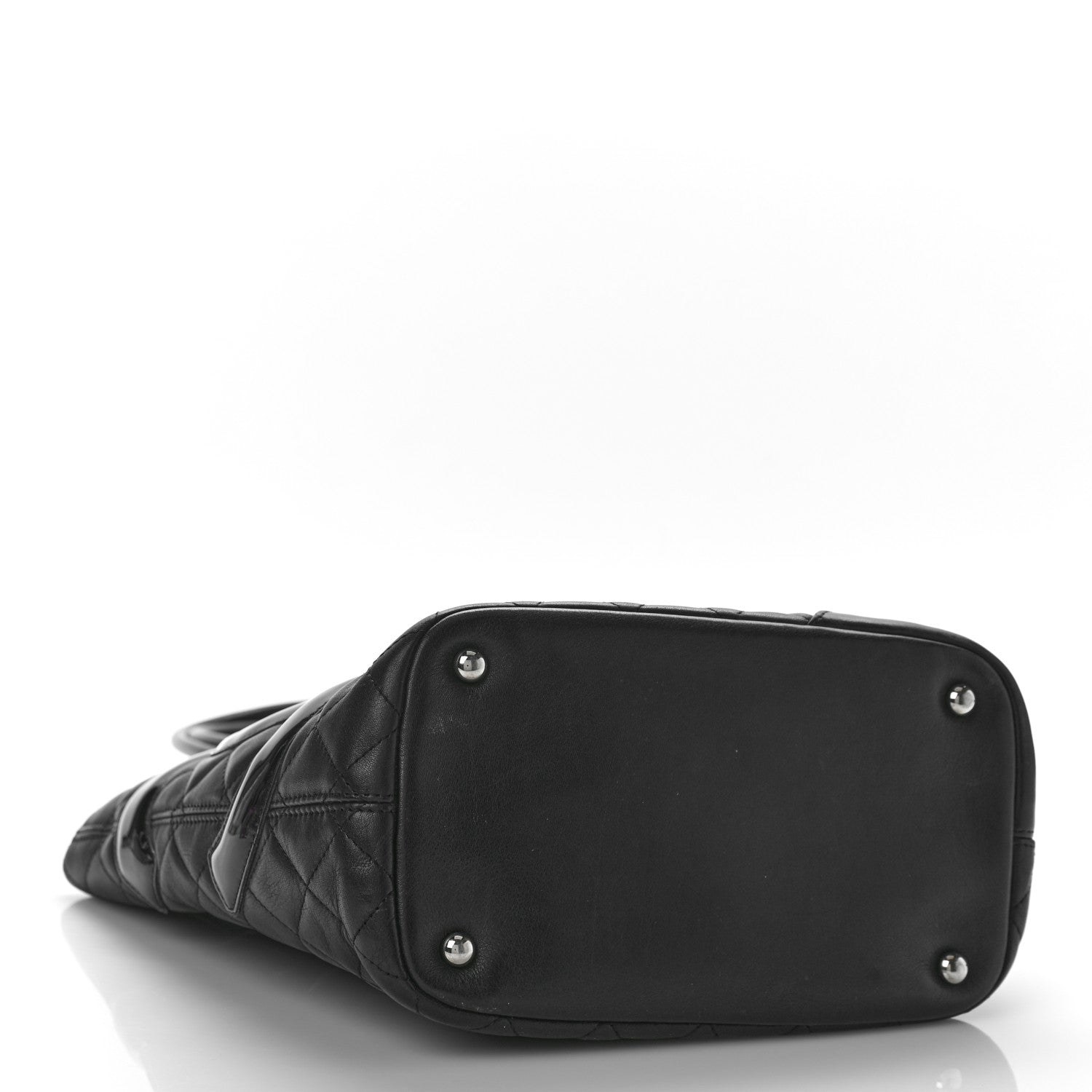 Chanel Calfskin Quilted Medium Cambon Tote Black 3 of 8