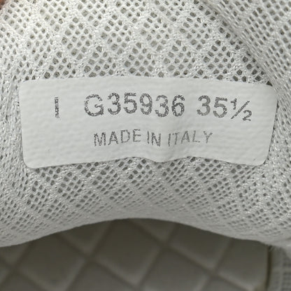 Chanel Sequin CC Sneakers 35.5 White 7 of 7
