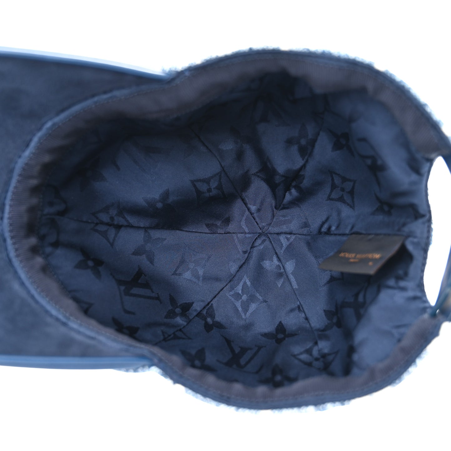 Monogram Jacquard Cap Blue