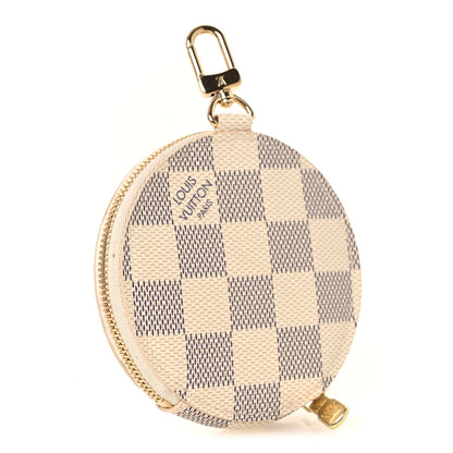 Louis Vuitton Damier Azur 2021 Christmas Animation Hollywood Bag Charm Fuchsia 3 of 7