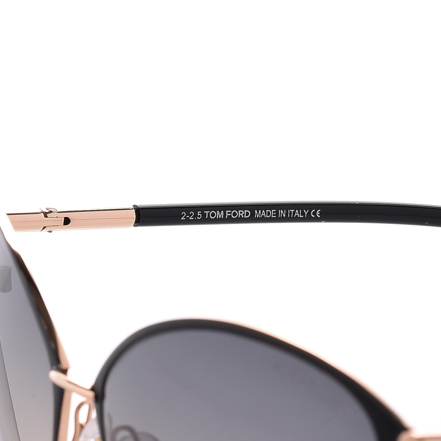 Tom Ford Penelope Vintage Round Sunglasses TF320 Black 7 of 9