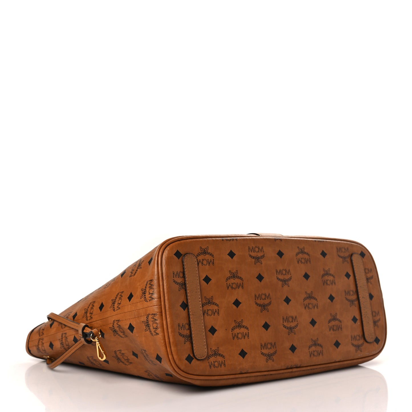Visetos Medium Liz Reversible Shopper Tote Cognac