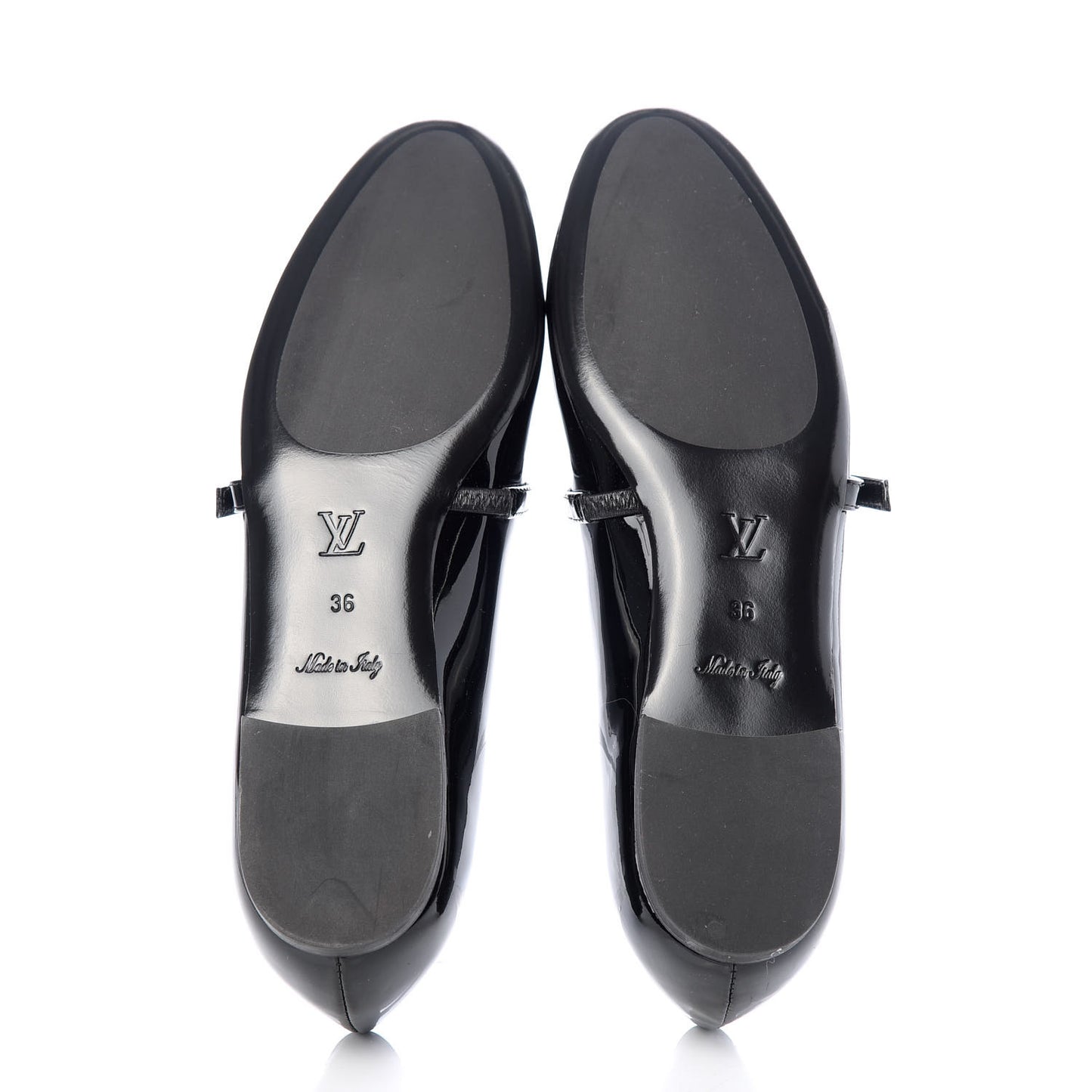 Patent Uniformes Ballet Flats 36 Black