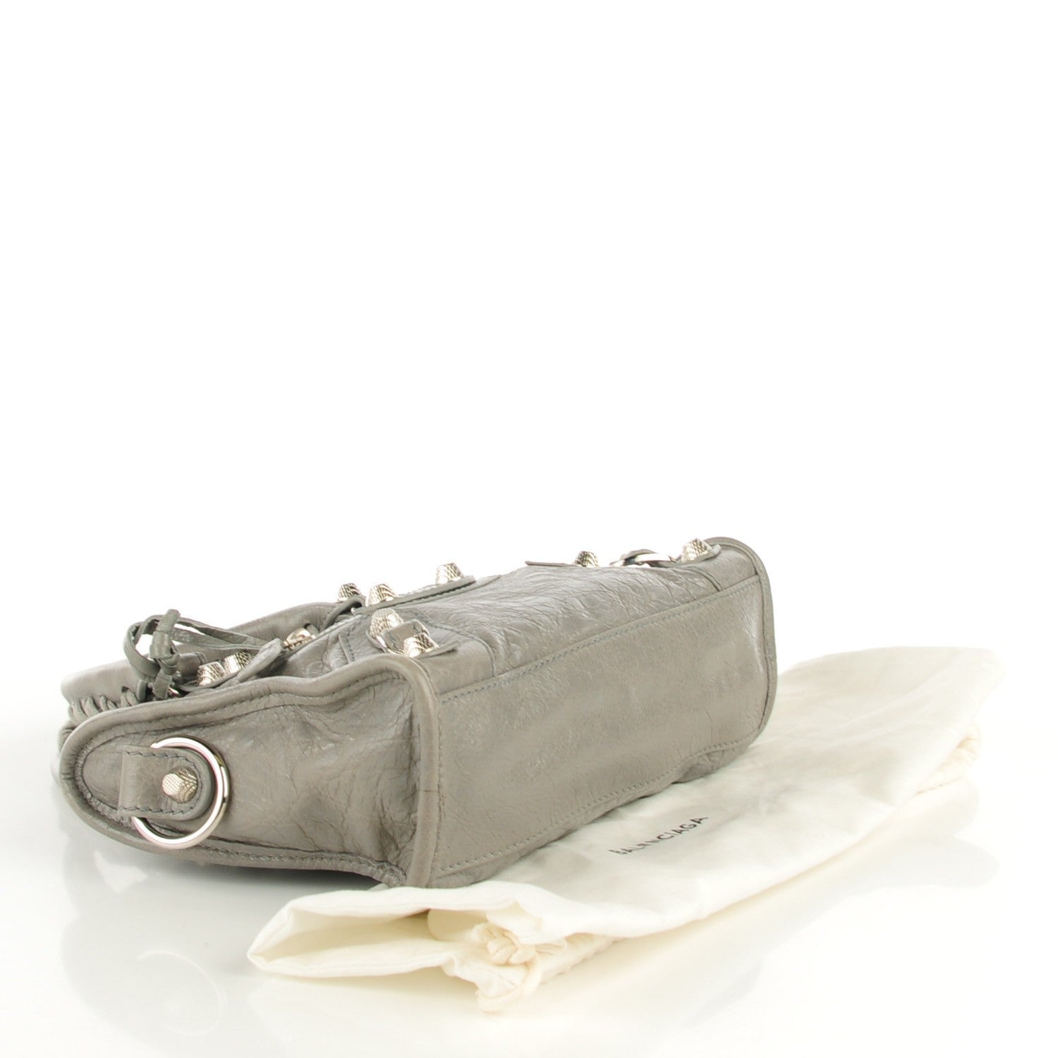Balenciaga Agneau Giant 12 Silver Hardware Mini City Gris Pyrite 8 of 14