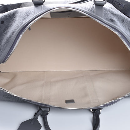 MCM Visetos XLarge Traveler Weekender Bag Phantom Grey 6 of 10