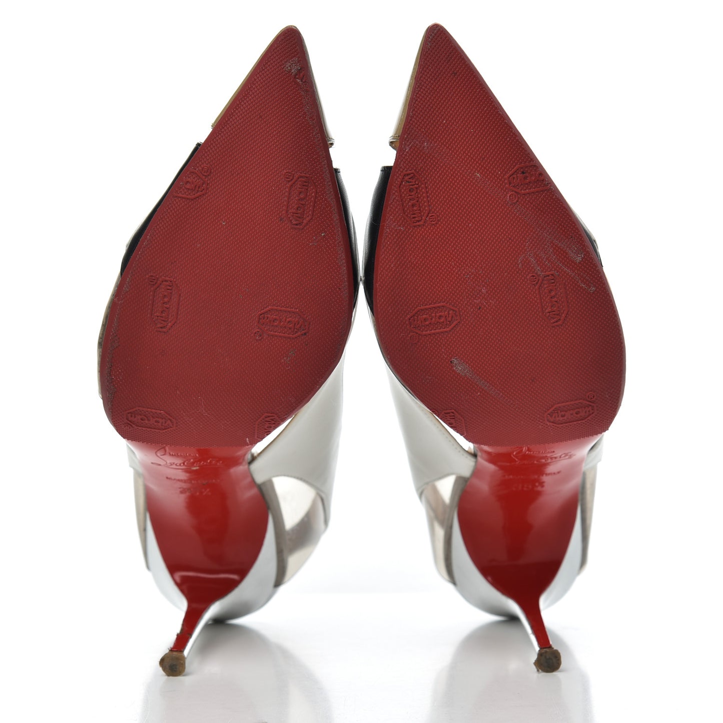 Patent Suede Calfskin Air Chance 100 Pumps 35.5 White