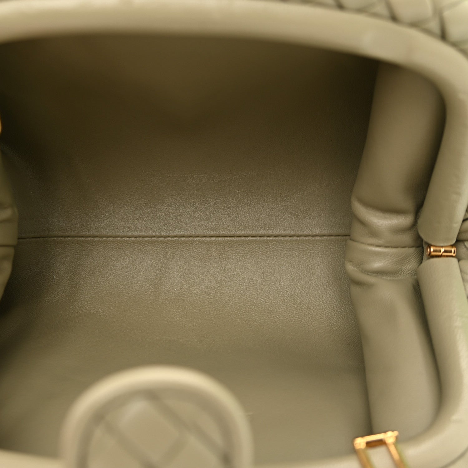 Bottega Veneta Nappa Intrecciato Small The Lauren 1980 Clutch With Chain Travertine 5 of 11