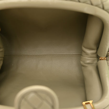 Bottega Veneta Nappa Intrecciato Small The Lauren 1980 Clutch With Chain Travertine 5 of 11