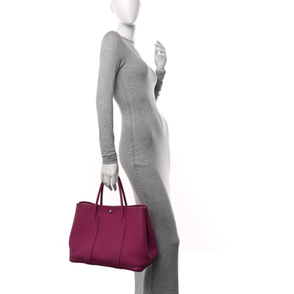 Hermes Vache Country Garden Party MM 36 Rose Pourpre 2 of 10