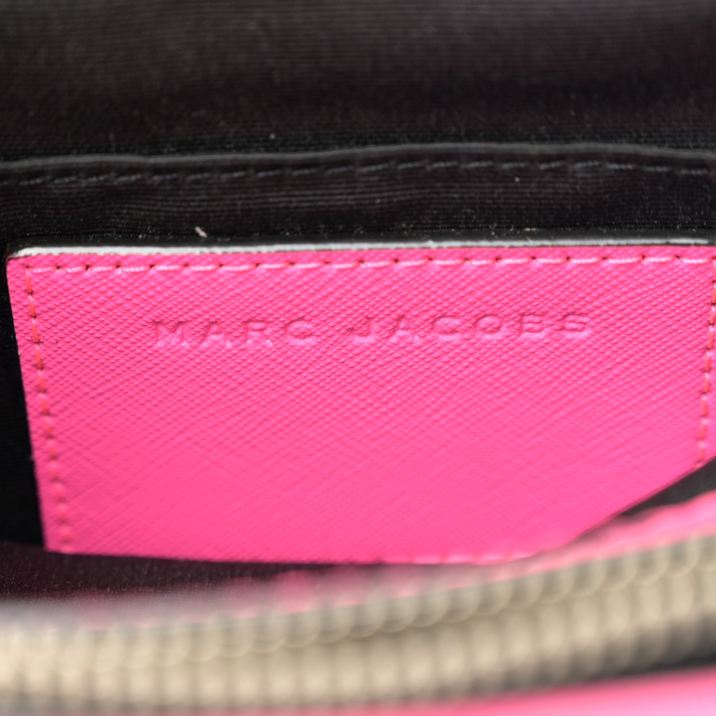 Saffiano Small Snapshot Camera Bag Bright Pink