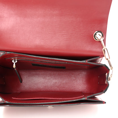 Valentino Garavani Vitello Loveblade Embellished Chain Flap Bag Rubino 4 of 16