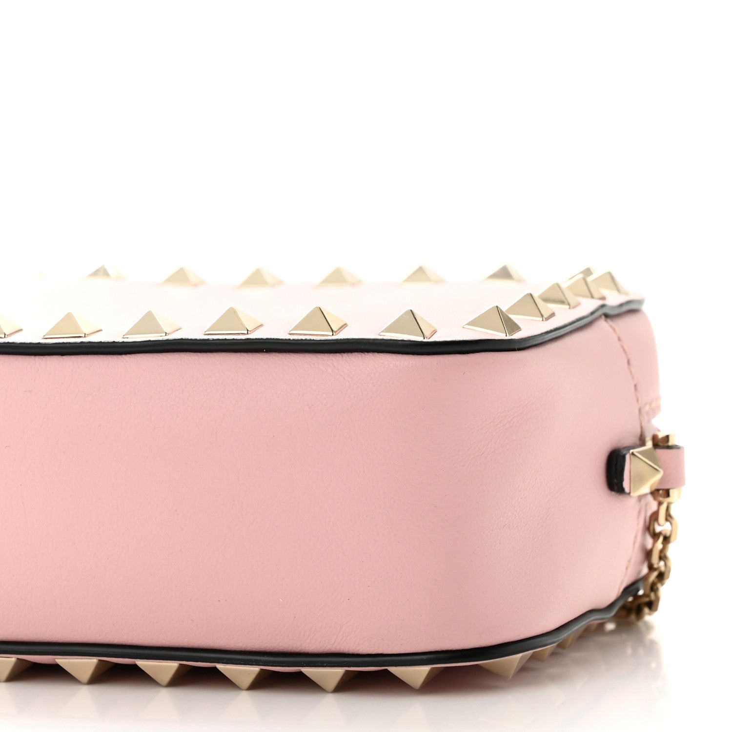 Valentino Garavani Calfskin Small Rockstud Chain Camera Crossbody Bag Loto 9 of 10