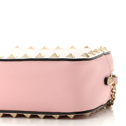 Valentino Garavani Calfskin Small Rockstud Chain Camera Crossbody Bag Loto 9 of 10