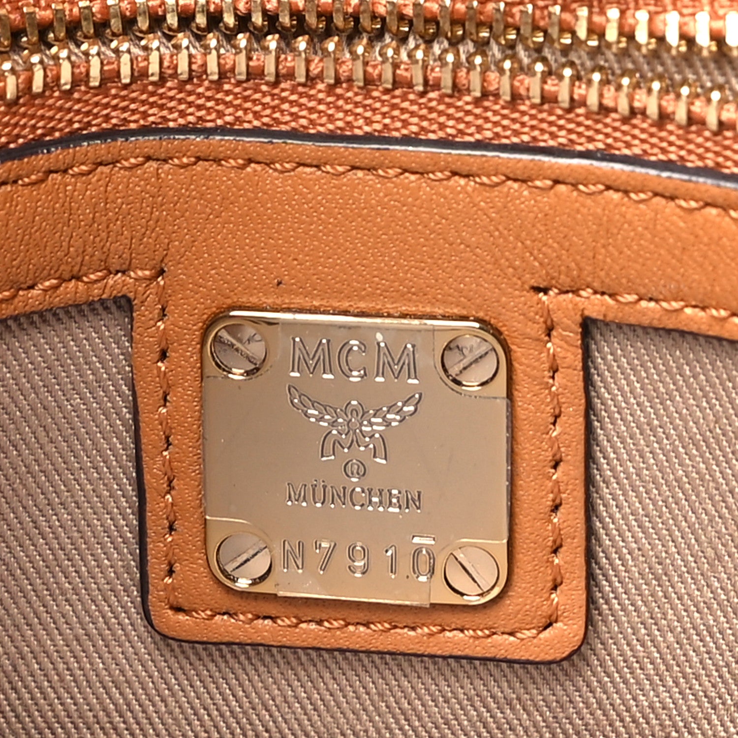 MCM Visetos Medium Patricia Wallet On Chain Cognac 6 of 12