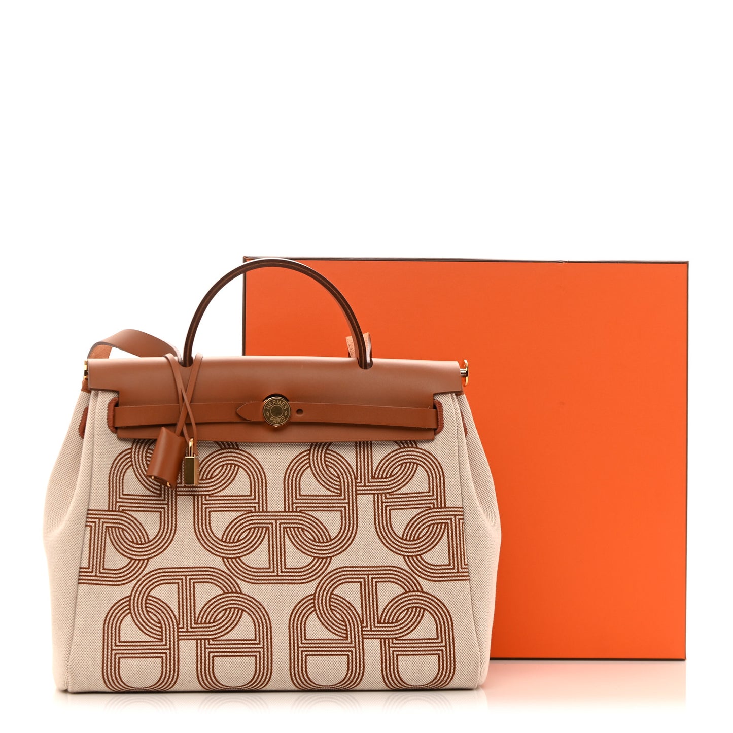H Plume Canvas Vache Hunter Circuit 24 Herbag Zip Retourne 31 Fauve Ecru Beige