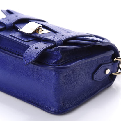 Proenza Schouler Lambskin Micro PS1 Satchel Sapphire 7 of 9