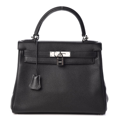 Hermes Togo Kelly Retourne 28 Black 1 of 39
