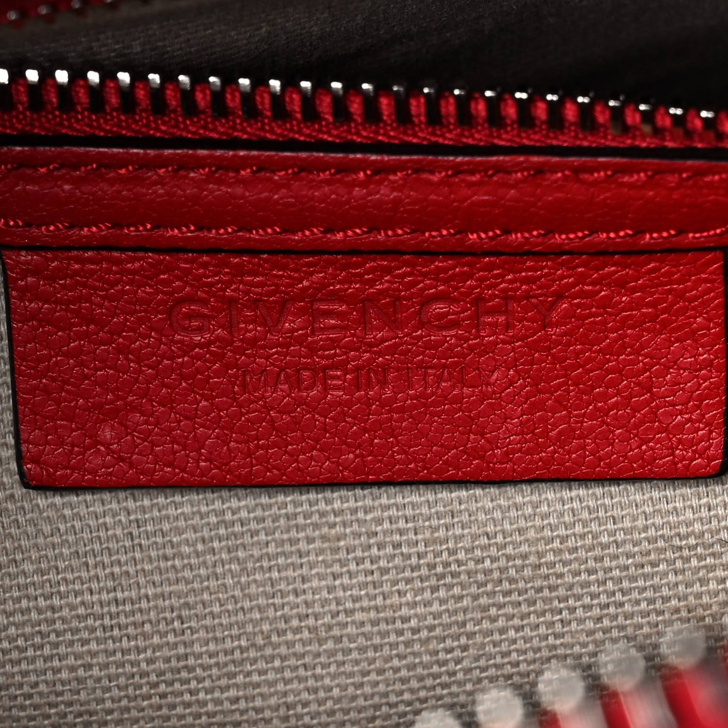 Givenchy Sugar Goatskin Mini Antigona Dark Red 6 of 9