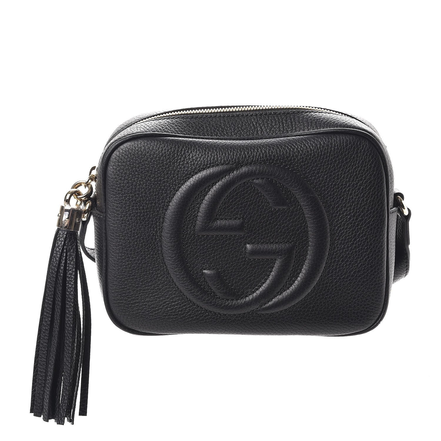 Gucci Pebbled Calfskin Small Soho Disco Bag Black 1 of 7