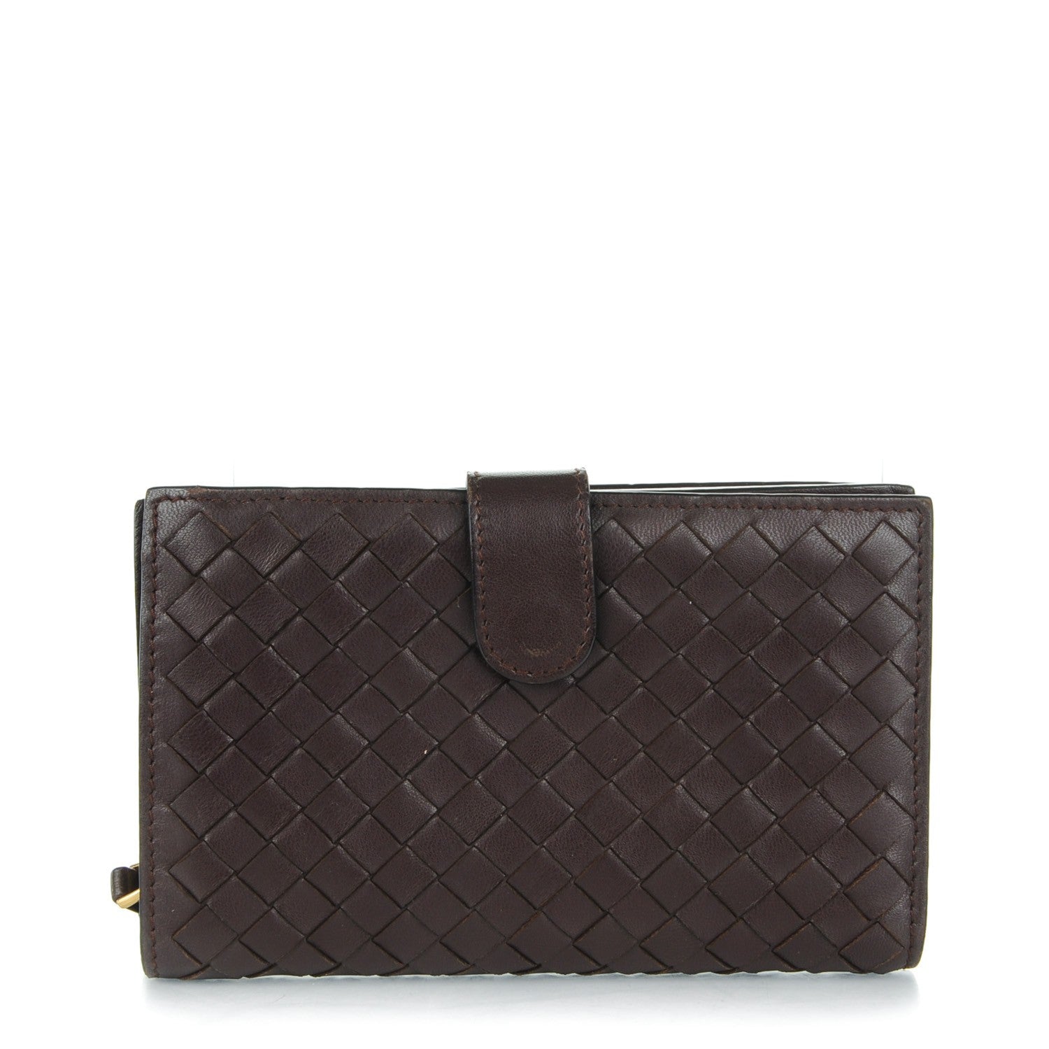 Bottega Veneta Nappa Intrecciato Continental Wallet Ebano 1 of 11