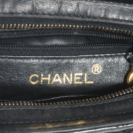 Chanel Lambskin Quilted Small Shoulder Bag Black 6 of 7
