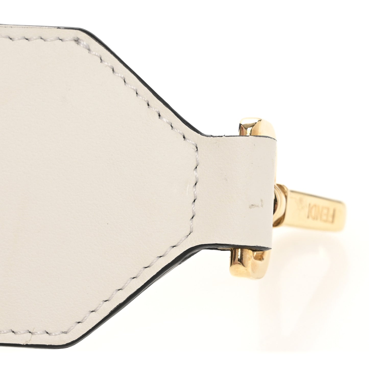 Cannete Ribbon Poly Vitello Century Logo Adjustable Strap You White Garza Ecru