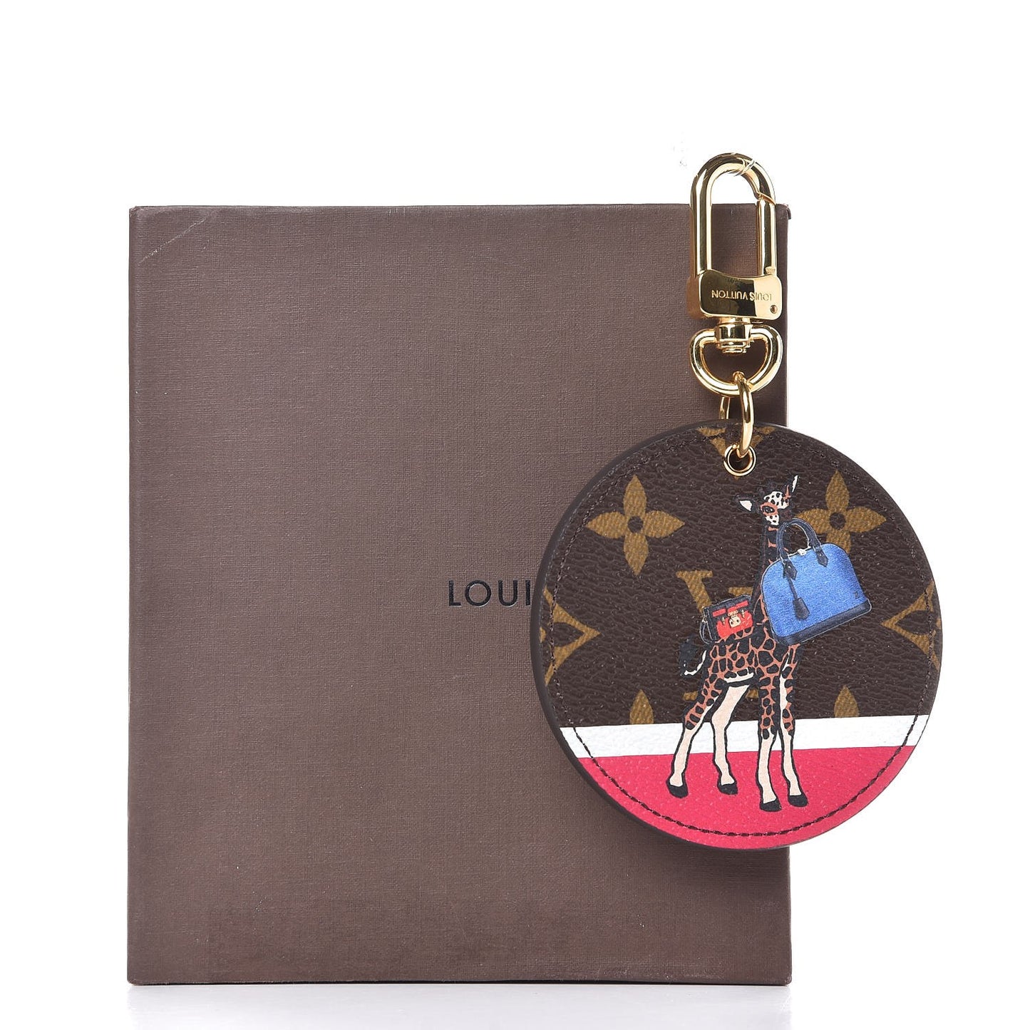 Monogram 2017 Christmas Animation Bag Charm Key Holder