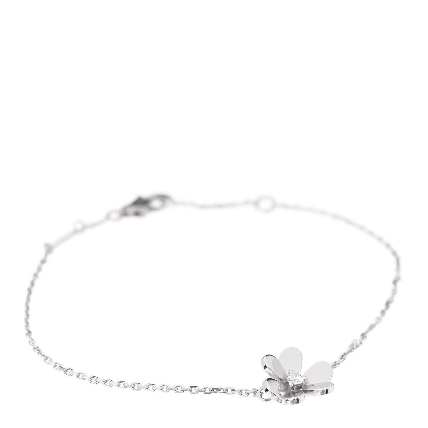 18K White Gold Diamond Mini Frivole Bracelet
