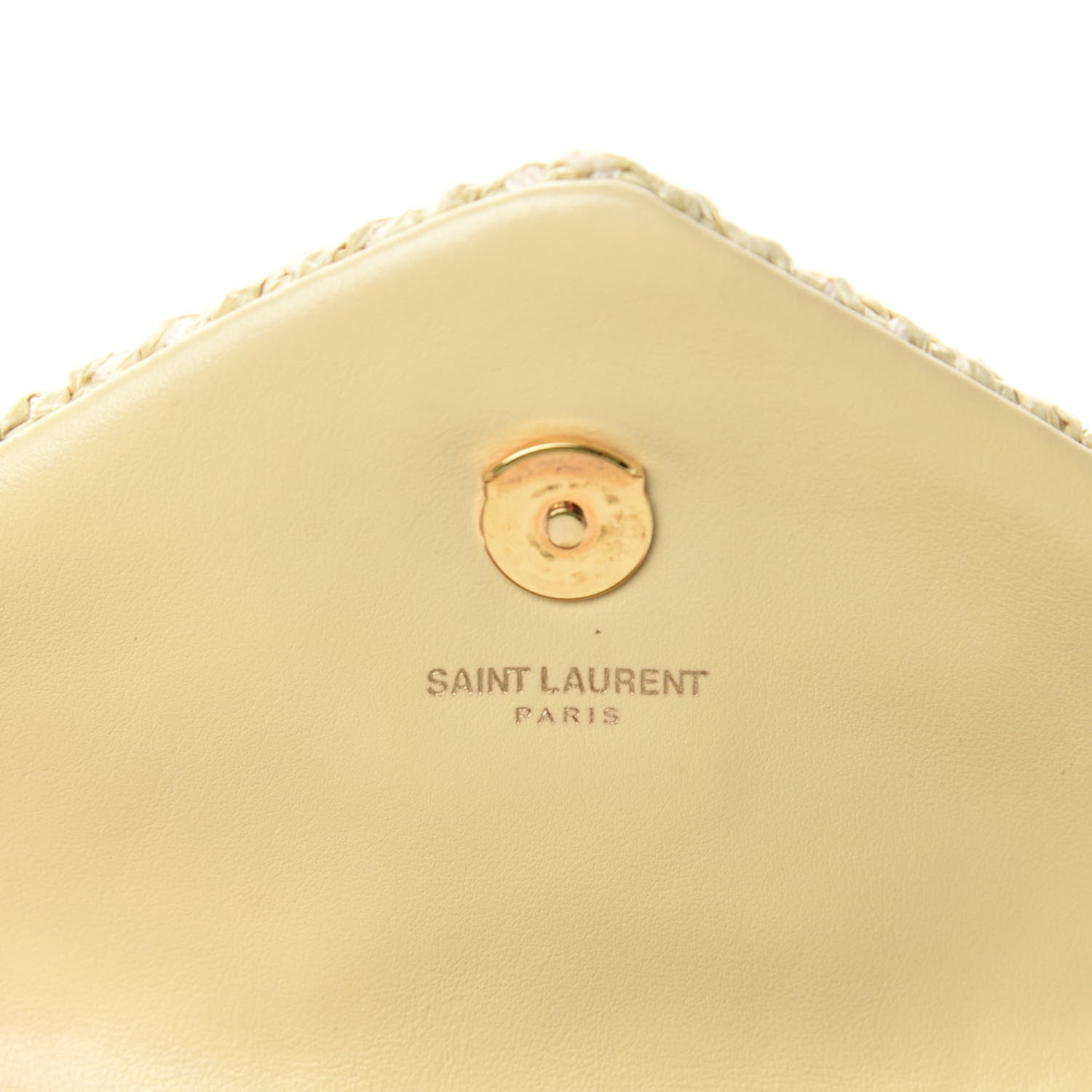Saint Laurent Raffia Monogram Toy Loulou Chain Satchel Naturale 11 of 13