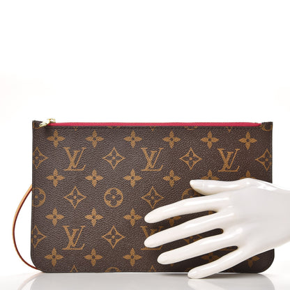 Louis Vuitton Monogram Neverfull MM GM Pochette Pivoine 2 of 7