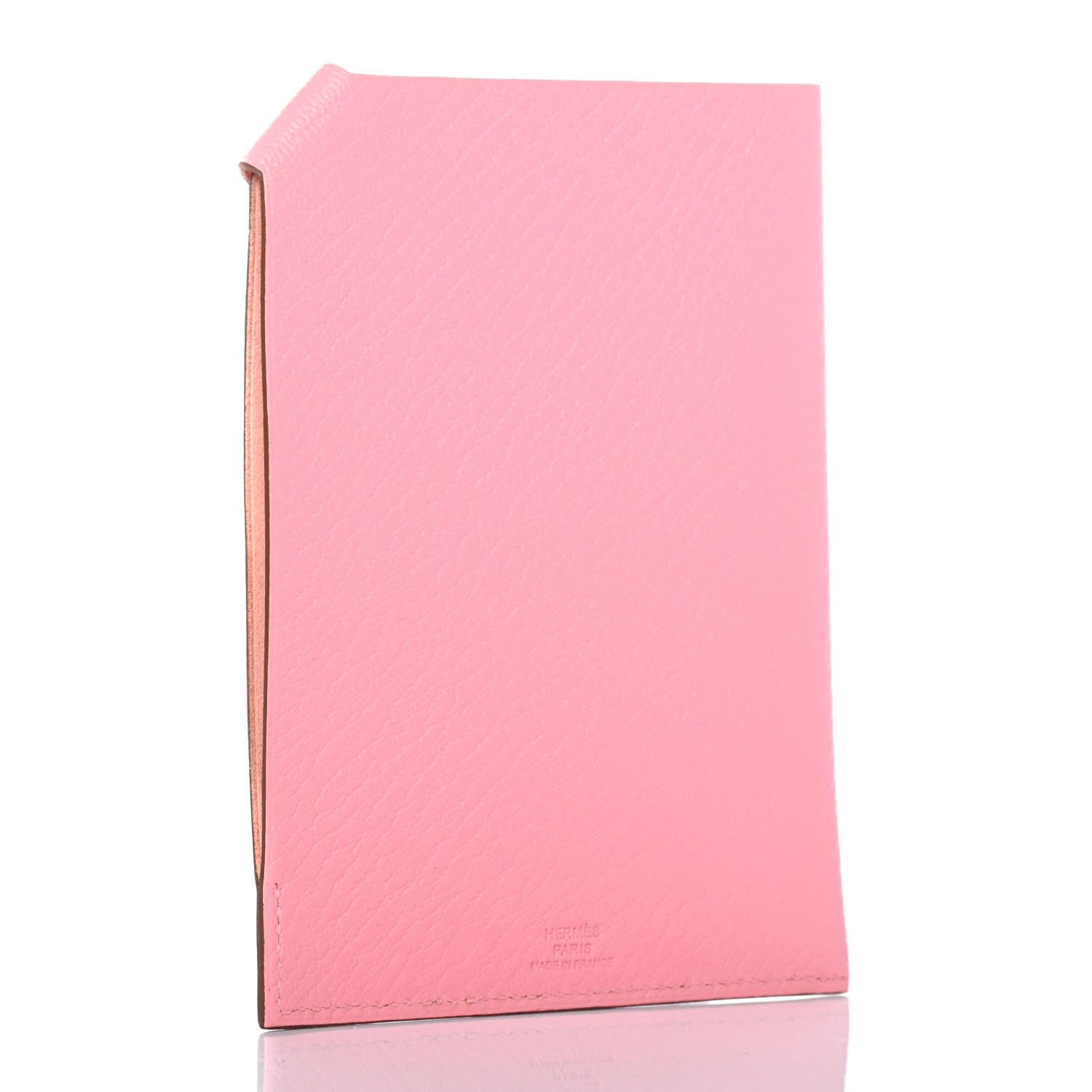 Hermes Chevre Mysore Tarmac PM Passport Holder Rose Sakura 2 of 4