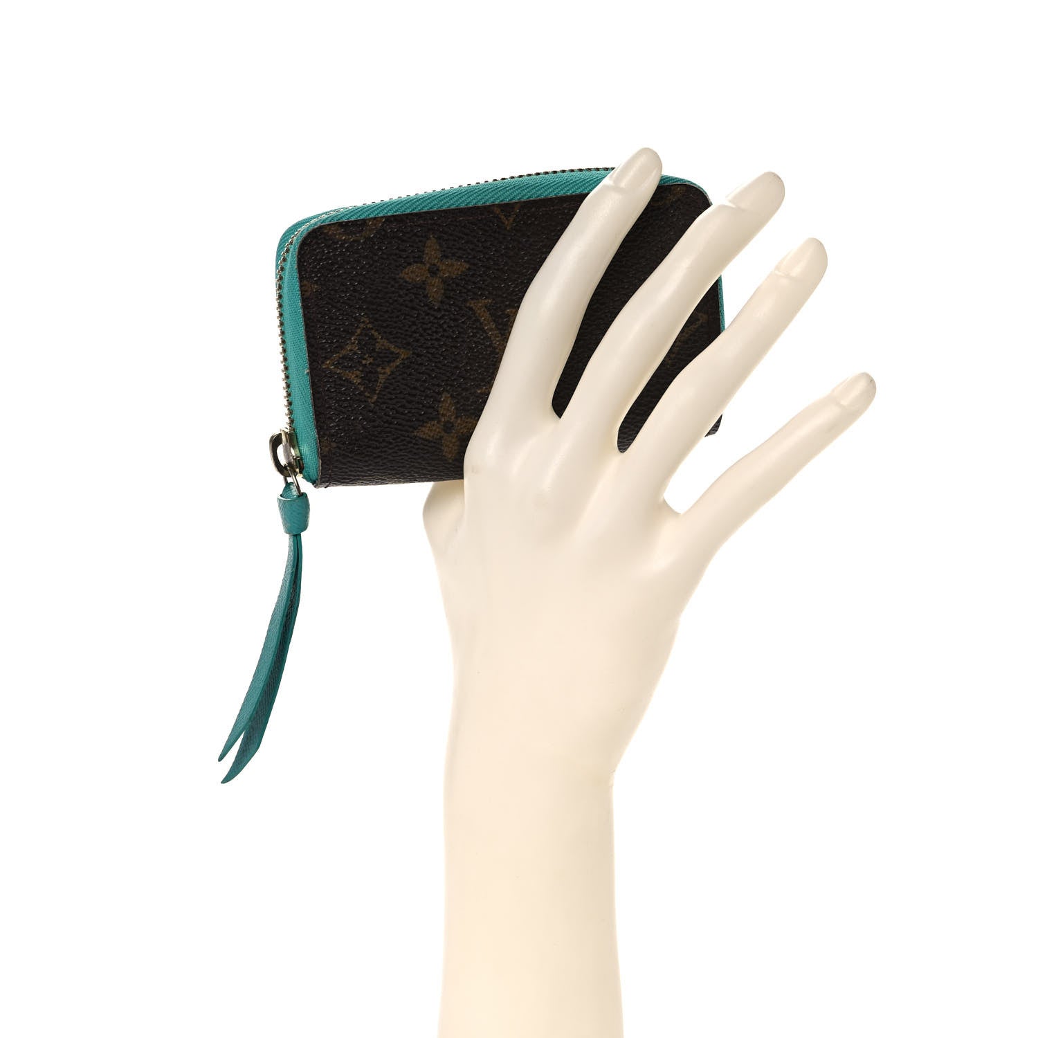 Louis Vuitton Monogram Zippy Multicartes Turquoise 2 of 9