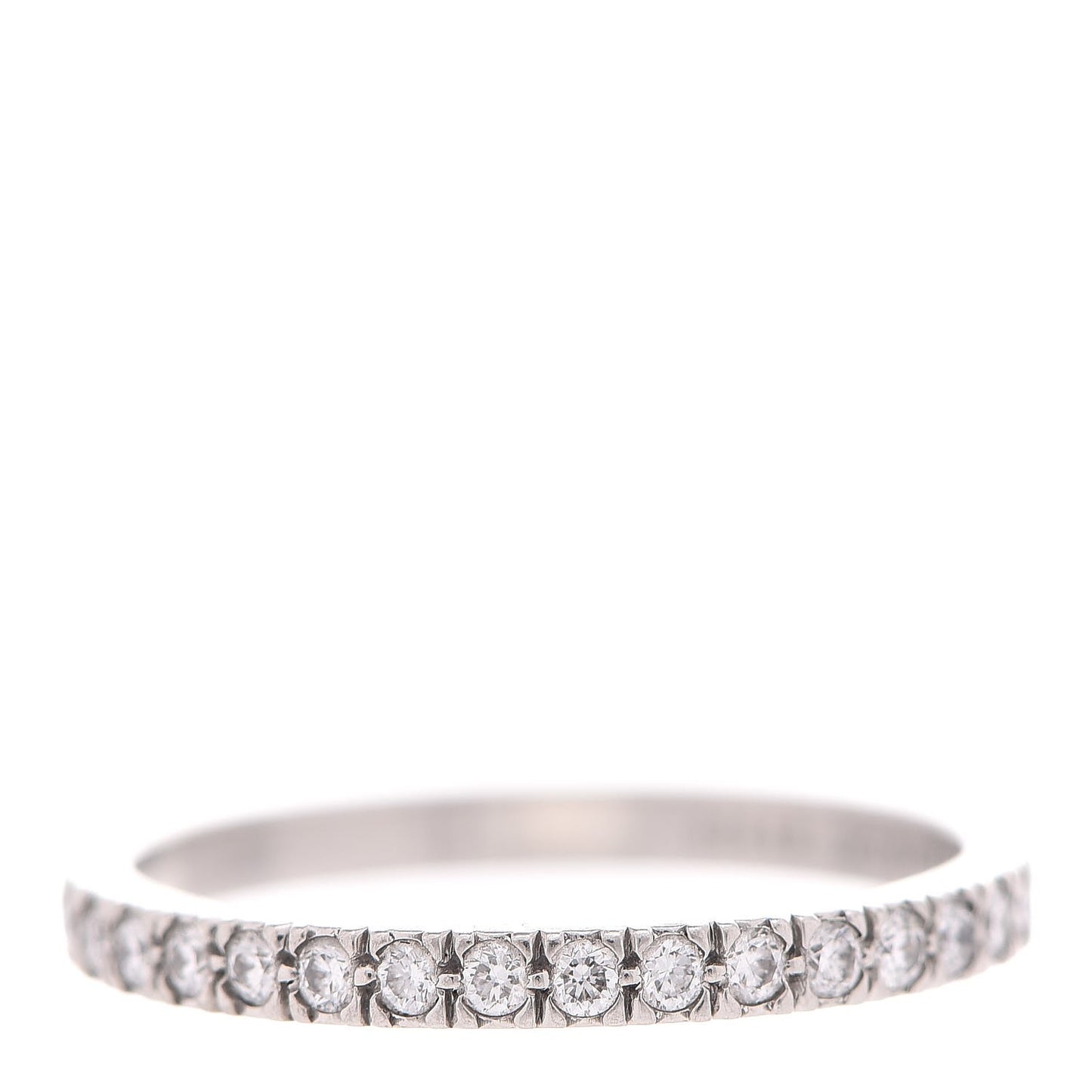 Platinum Diamond Novo Half Circle Ring 54.5 7