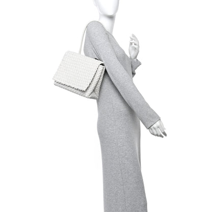 Bottega Veneta Nappa Intrecciato Patti Top Handle Bag Chalk 2 of 10