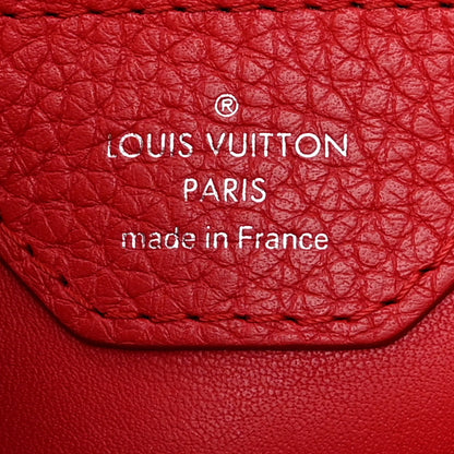 Louis Vuitton Taurillon Snakeskin Capucines BB Rubis 6 of 18