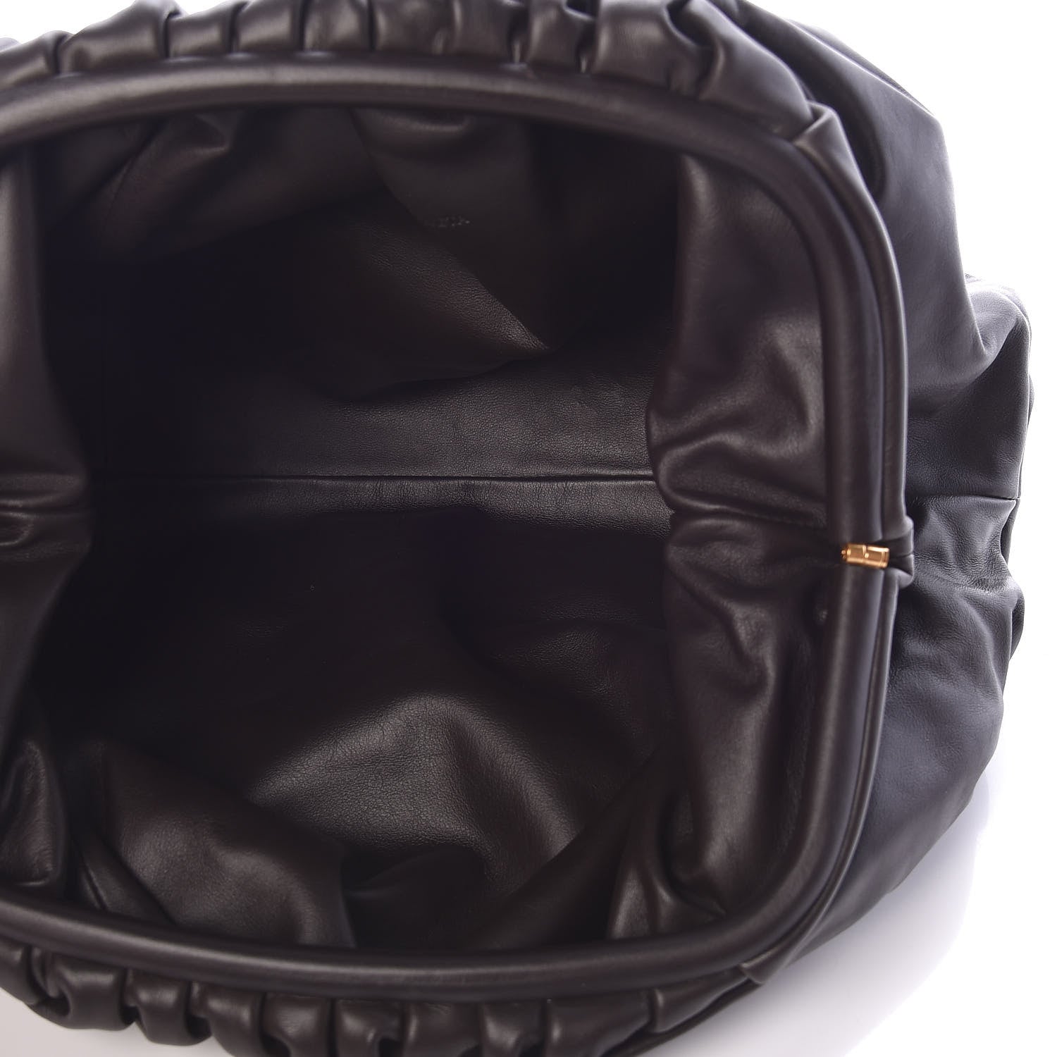 Bottega Veneta Smooth Butter Calf The Pouch Oversized Clutch Fondente 5 of 8