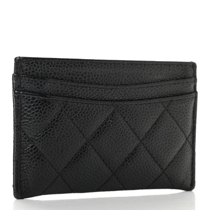 Chanel Caviar Quilted Card Holder Black 3 of 8