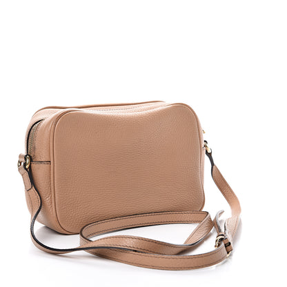 Gucci Pebbled Calfskin Small Soho Disco Bag Rose Beige 2 of 18