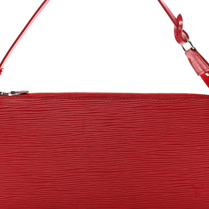 Louis Vuitton Epi Pochette Accessories Castillan Red 6 of 10