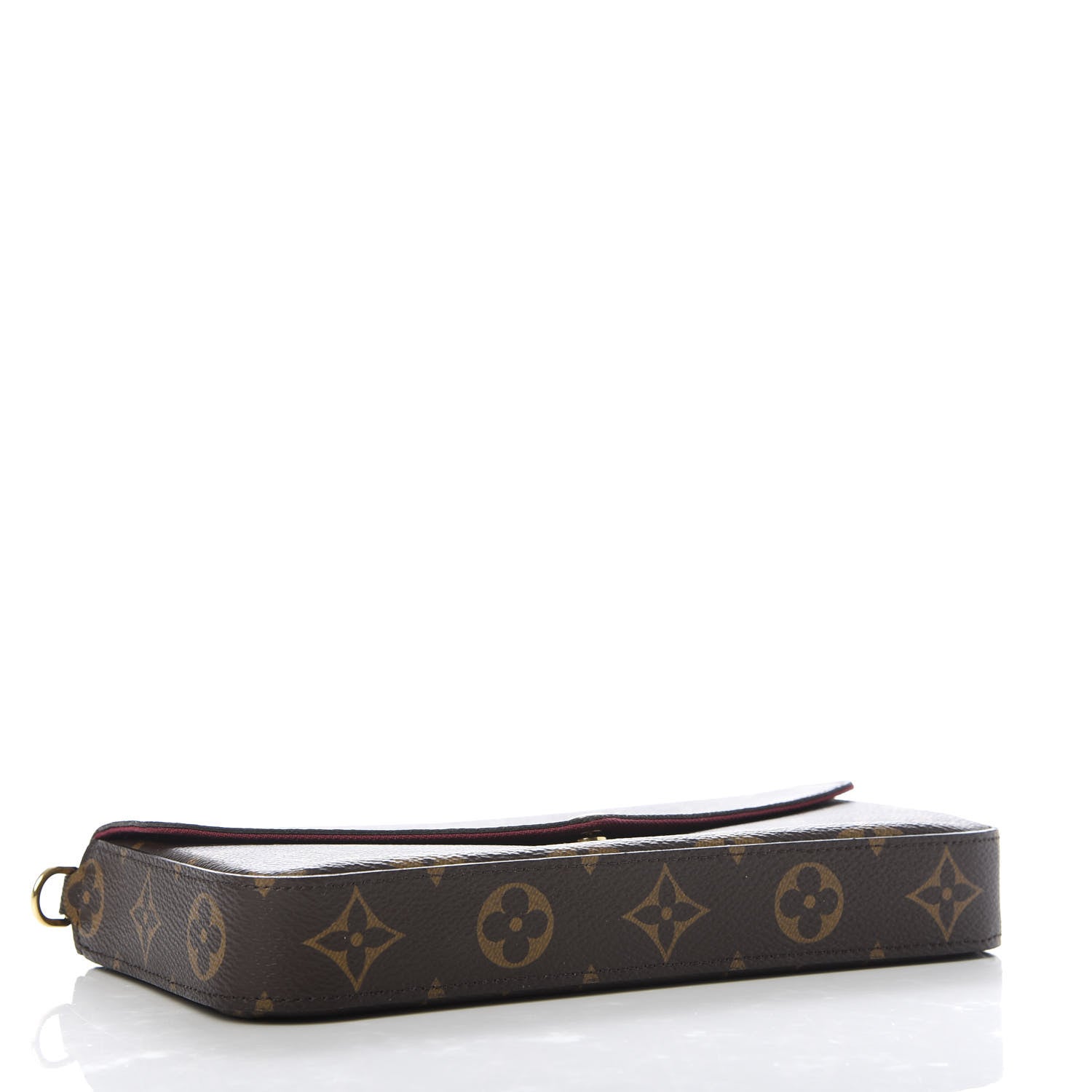 Louis Vuitton Monogram Pochette Felicie Chain Wallet Fuchsia 4 of 11