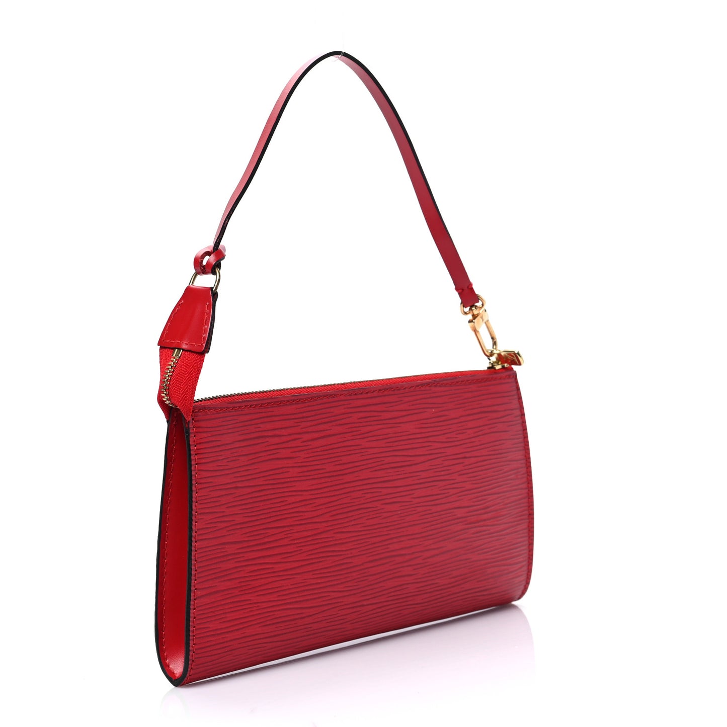 Epi Pochette Accessories 21 Castillan Red