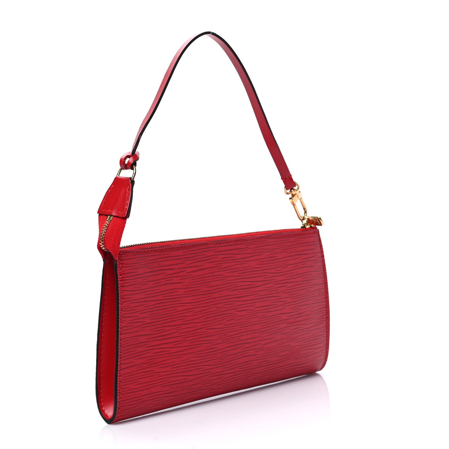 Louis Vuitton Epi Pochette Accessories 21 Castillan Red 2 of 7