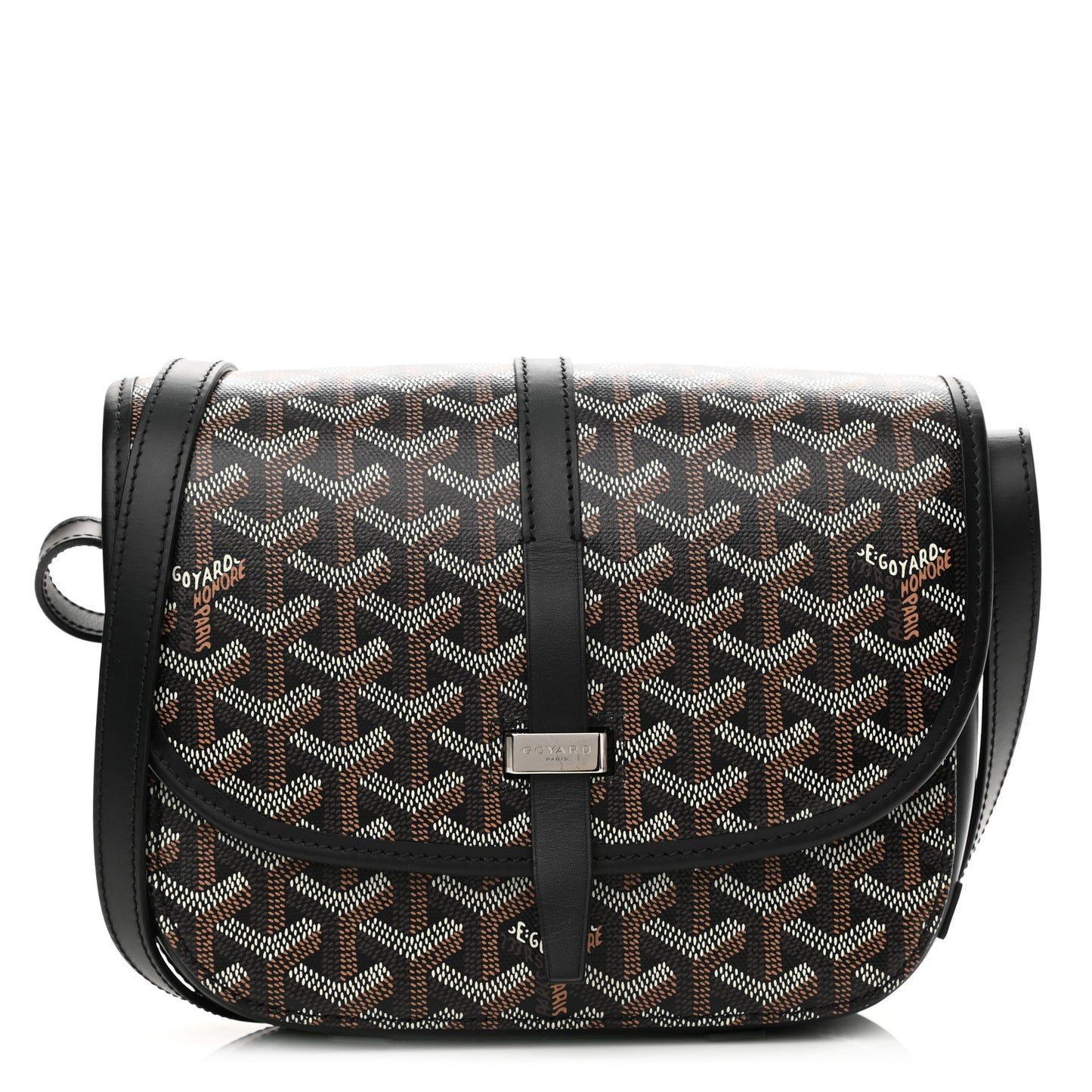 Goyardine Belvedere II PM Messenger Bag Black