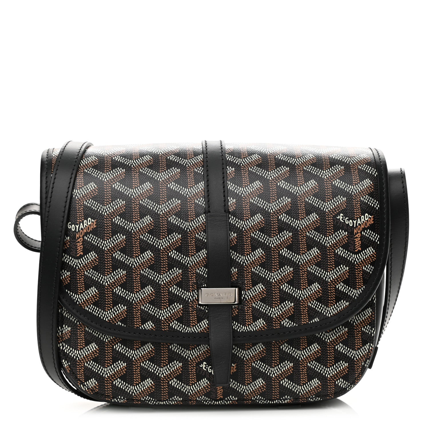 Goyard Goyardine Belvedere II PM Messenger Bag Black 1 of 7