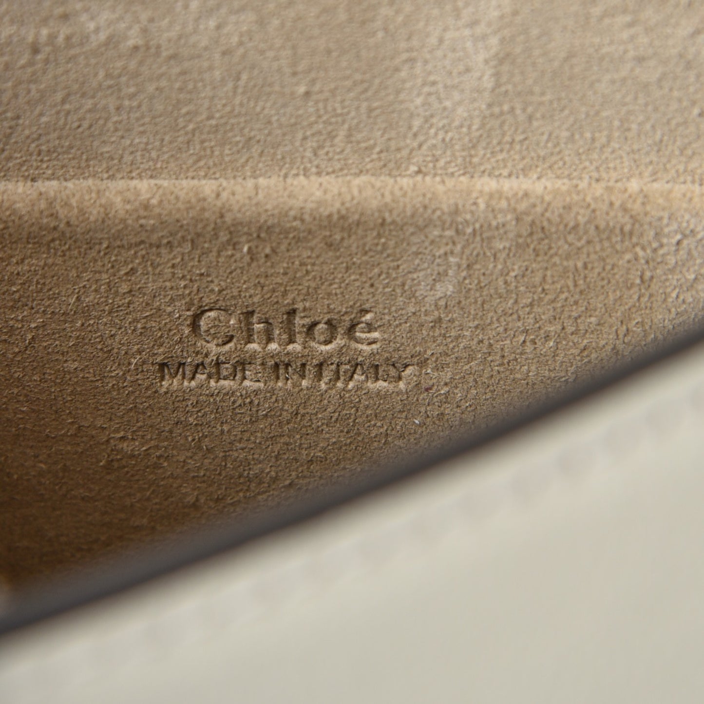 Calfskin Suede Small Nile Bracelet Bag Off White