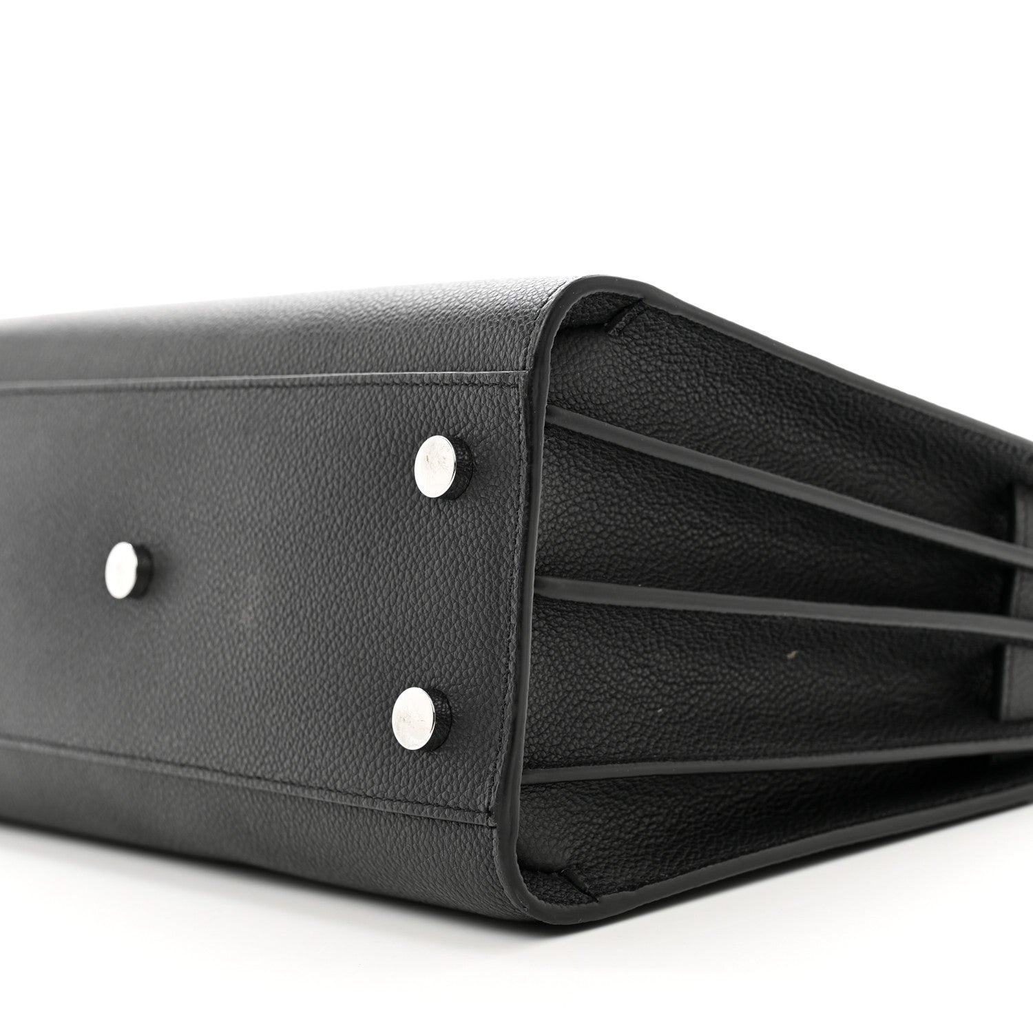 Saint Laurent Grained Calfskin Baby Sac De Jour Black 9 of 9