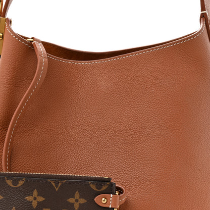 Louis Vuitton Grained Calfskin Low Key Hobo PM Cognac 8 of 12
