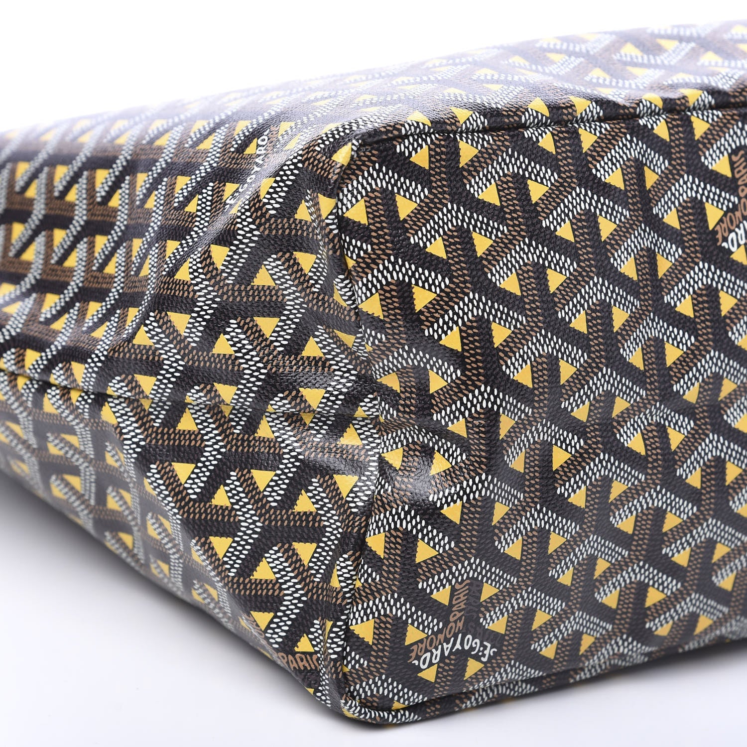 Goyard Goyardine Saint Louis Claire Voie PM Black Yellow 7 of 8