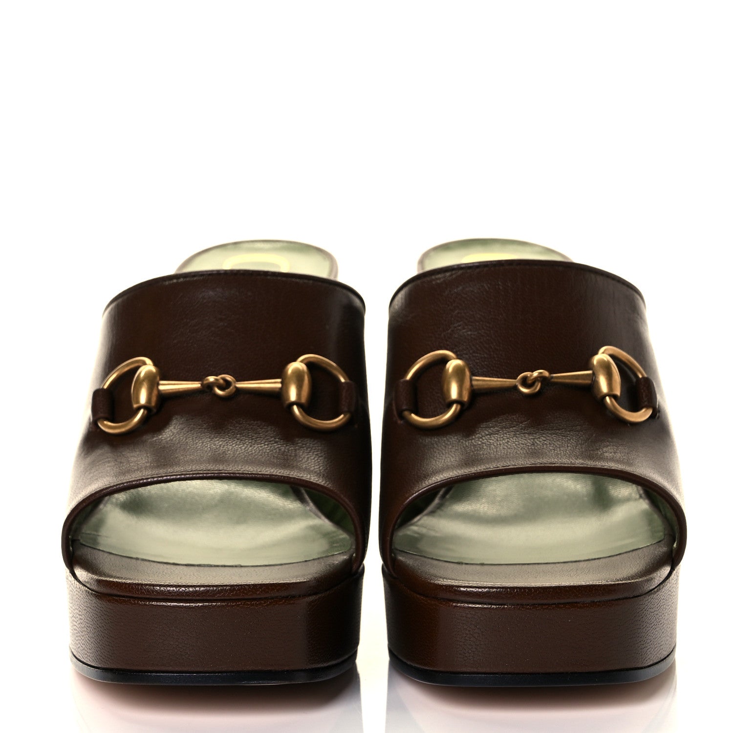 Gucci Granada Kid Houdan Platform Slide Sandals 38.5 Brown Sugar 3 of 20